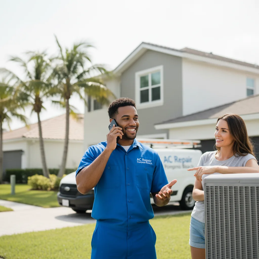 AC Repair Pompano Beach customer support in Rhodesdale